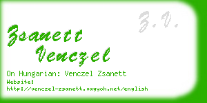 zsanett venczel business card